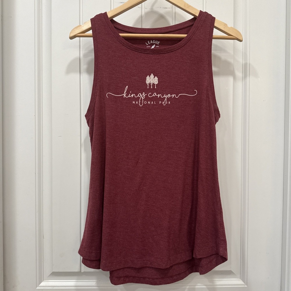 Kings Canyon National Park Womens Large League Tank Top